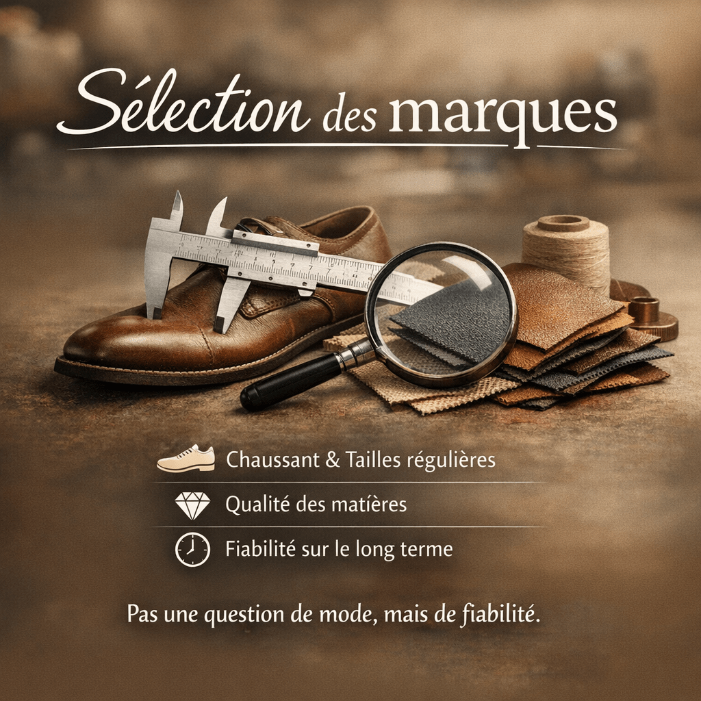 Comment nous choisissons les marques que nous proposons - Chaussuresraoul