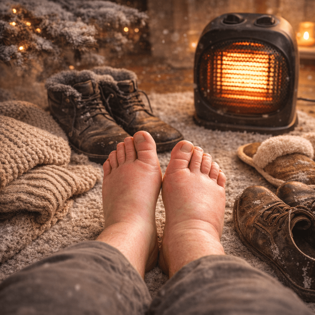 Pieds gonflés en hiver : pourquoi cela arrive plus souvent qu’on ne le pense - Chaussuresraoul