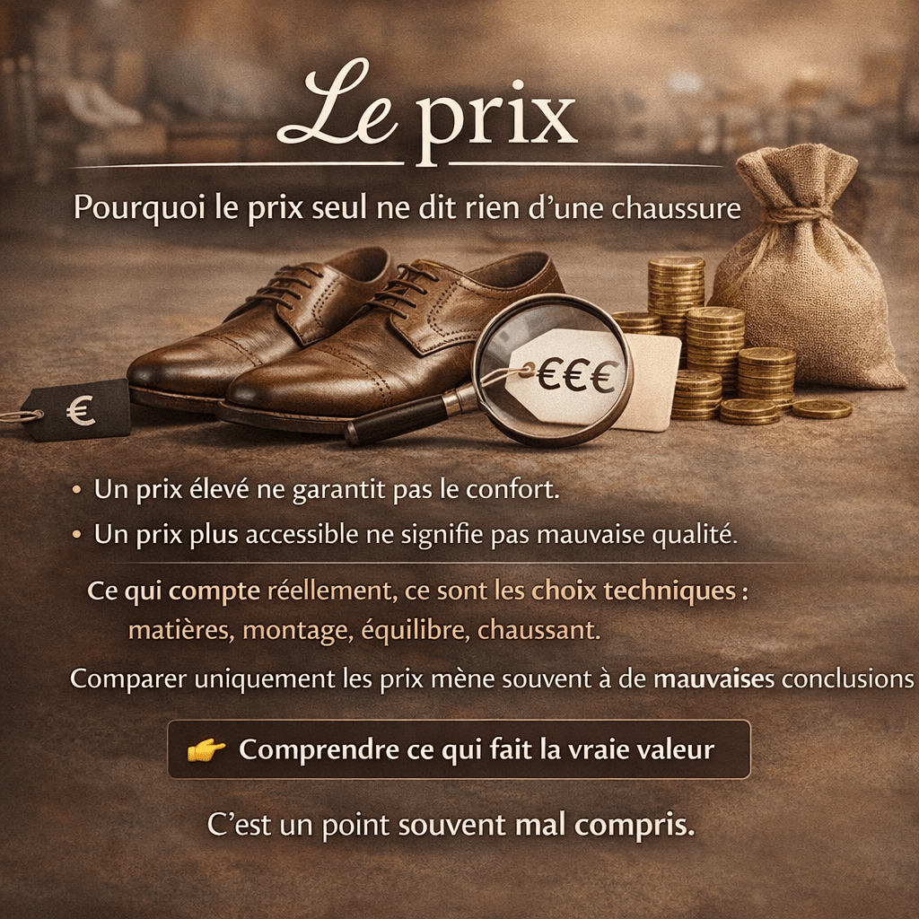 Pourquoi le prix seul ne dit rien d’une chaussure - Chaussuresraoul