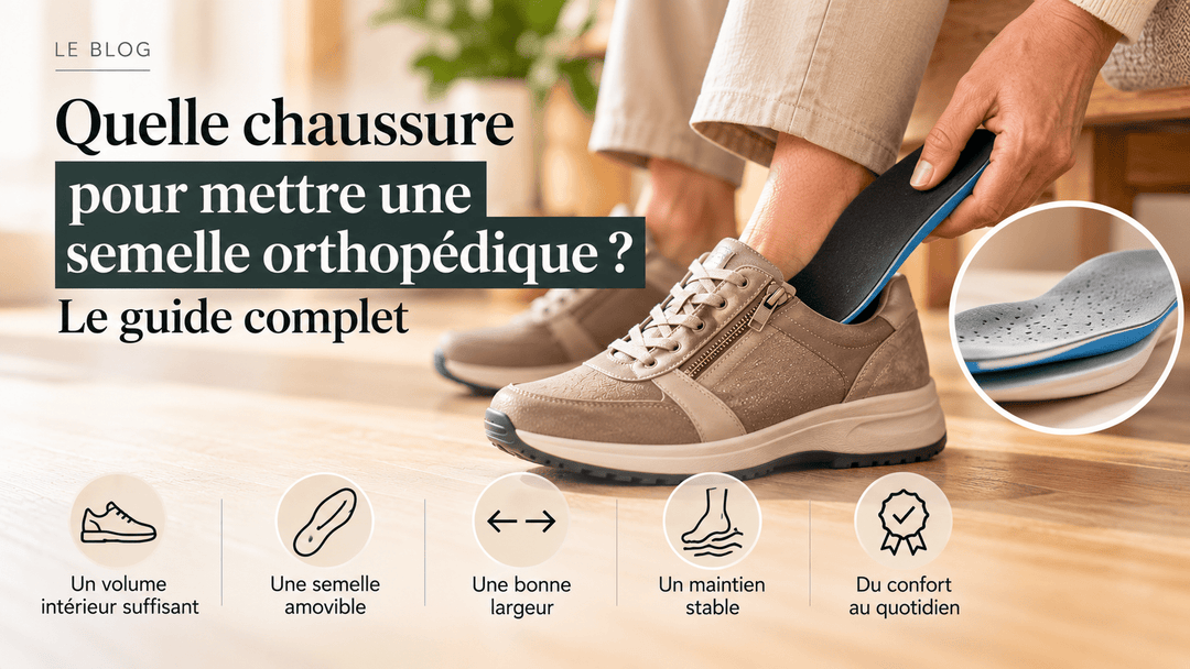 Quelle chaussure pour mettre une semelle orthopédique ? Le guide complet - Chaussures Raoul
