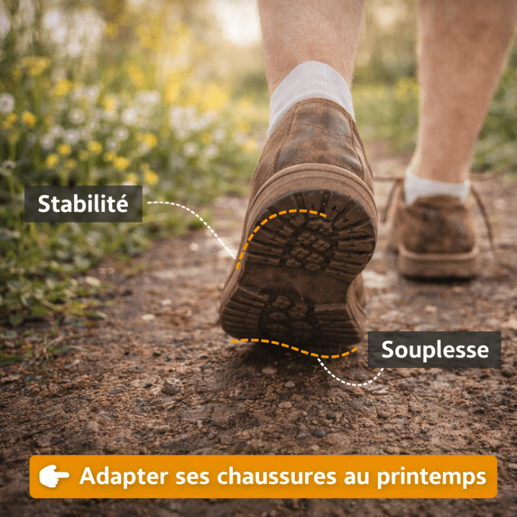 Vous marchez plus au printemps ? Vos pieds aussi travaillent plus - Chaussuresraoul