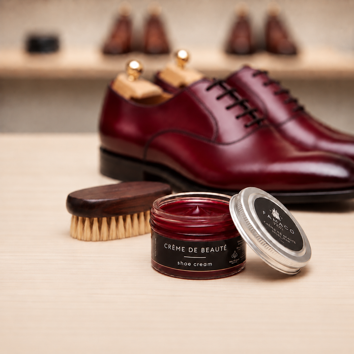Crème de soin pour cuir Rouge Vif – Nourrit, ravive &amp; fait briller