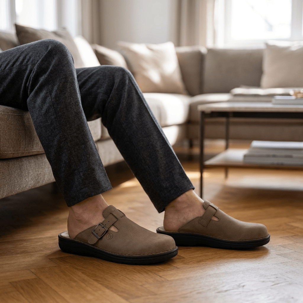 Berkemann Max Plus 05729 - Pantoufles homme - Chaussuresraoul - orthopédique - semelles - chaussures - Berkemann