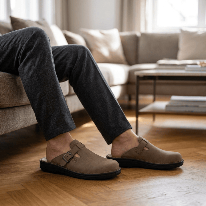 Berkemann Max Plus 05729 - Pantoufles homme - Chaussuresraoul - orthopédique - semelles - chaussures - Berkemann