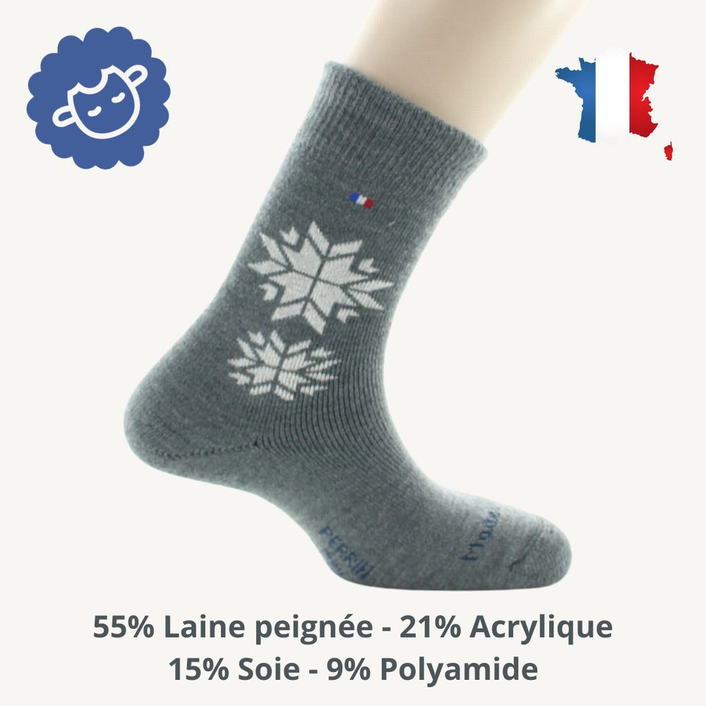 Chaussette "Snow" de chez Perrin - Accessoires - Chaussuresraoul