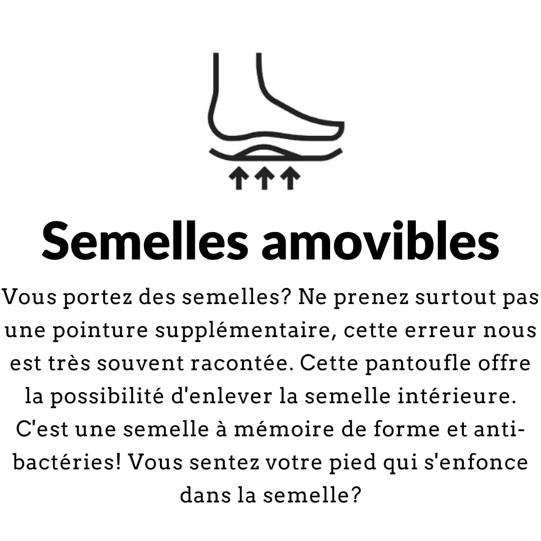Chaussons / Pantoufles élastiques - Pantoufles dame - Chaussuresraoul - #orthopédique# - #semelles# - #chaussures# - Calzamedi