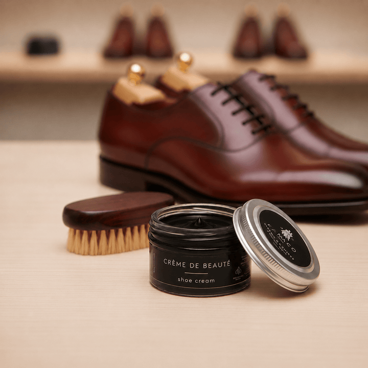 Crème de soin pour cuir noir – Nourrit, ravive &amp; fait briller - Accessoires - Chaussuresraoul - orthopédique - semelles - chaussures - Famaco