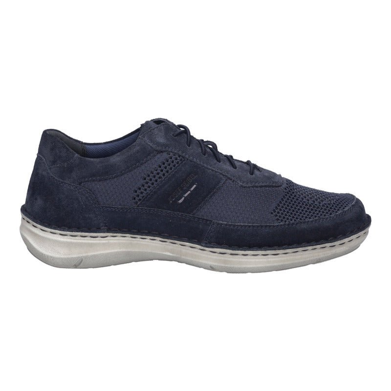 Josef Seibel Chaussure Anvers 08 Homme Noir - Cuir Nappa, Confort Large K, Semelle PU Amorti