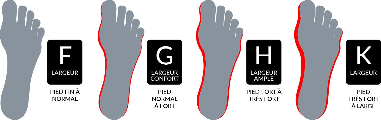 Gore Tex Pied Large Chaussures De Marche Homme Pieds