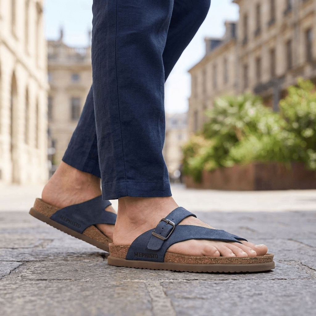 Mephisto Niels - Sandales homme - Chaussuresraoul - orthopédique - semelles - chaussures - Mephisto