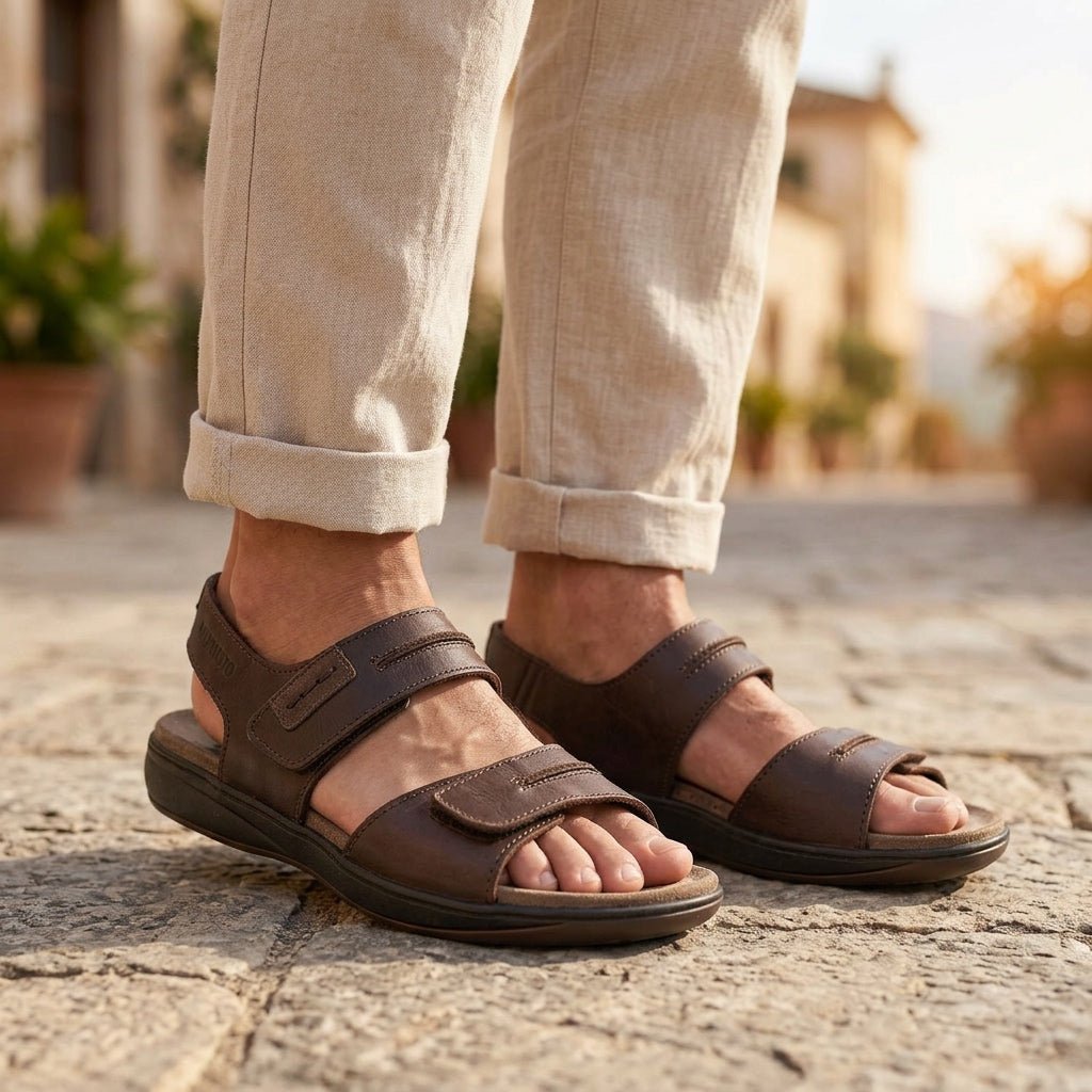 Mephisto Sagun - Sandales homme - Chaussuresraoul - orthopédique - semelles - chaussures - Mephisto