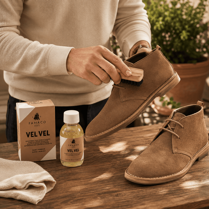 Vel Vel pour chaussures en nubuck - Accessoires - Chaussuresraoul - orthopédique - semelles - chaussures - Famaco