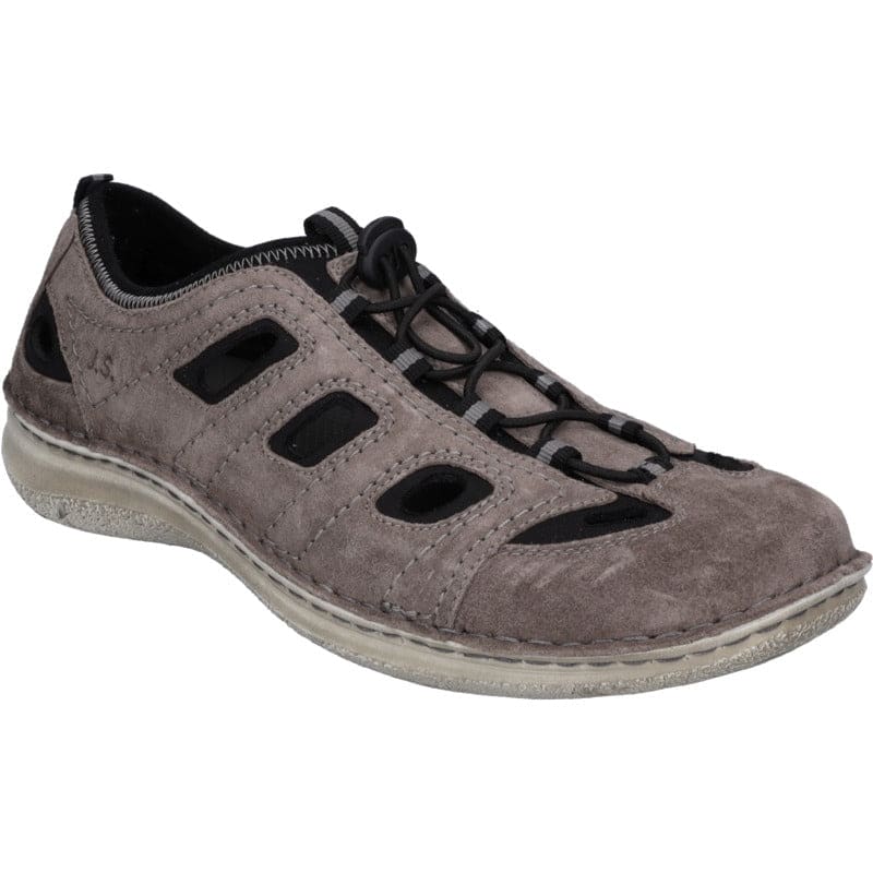 Josef Seibel Anvers 92 | Chaussures confortables - Gris / 39 - Chaussures à lacets homme