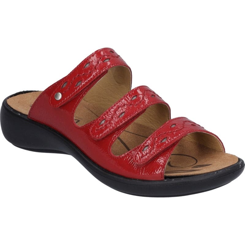 Romika Westland Ibiza 66 | Chaussures confortables - Rouge / 35 - Sandales dame